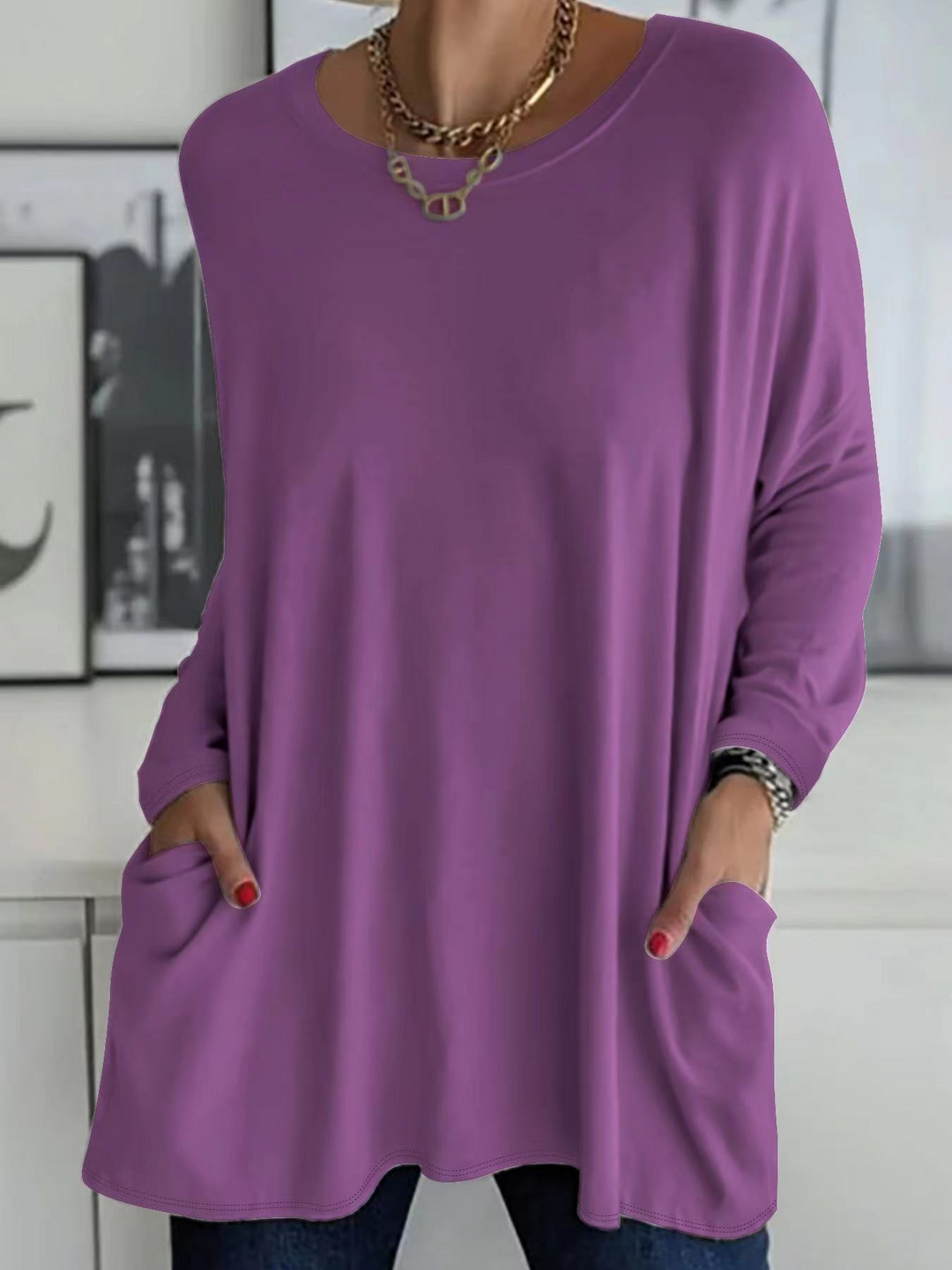 Morgan™ | T-shirt tunique fluida
