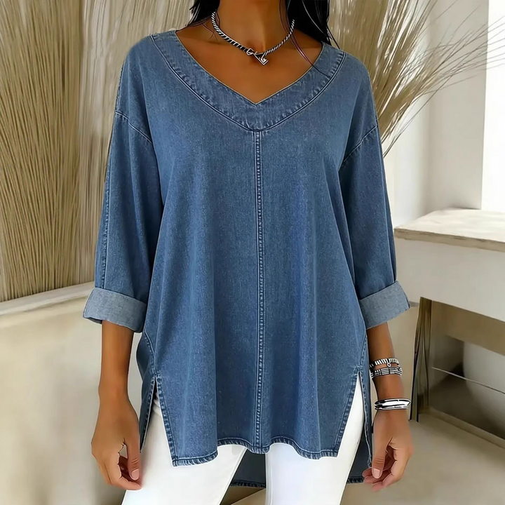 Shannon™ | Top fluido intemporal