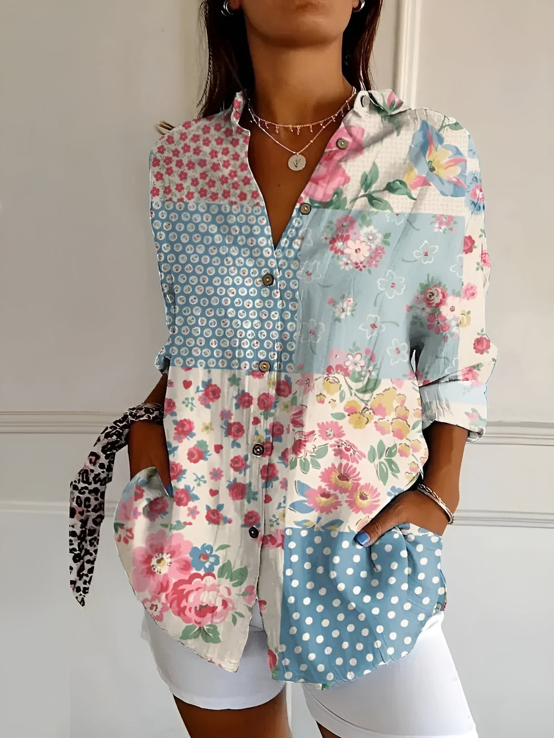 Kaitlyn™ | Chemisier floral fluido