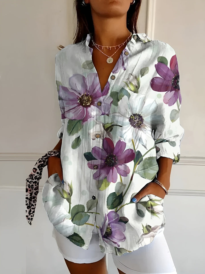 Kaitlyn™ | Chemisier floral fluido