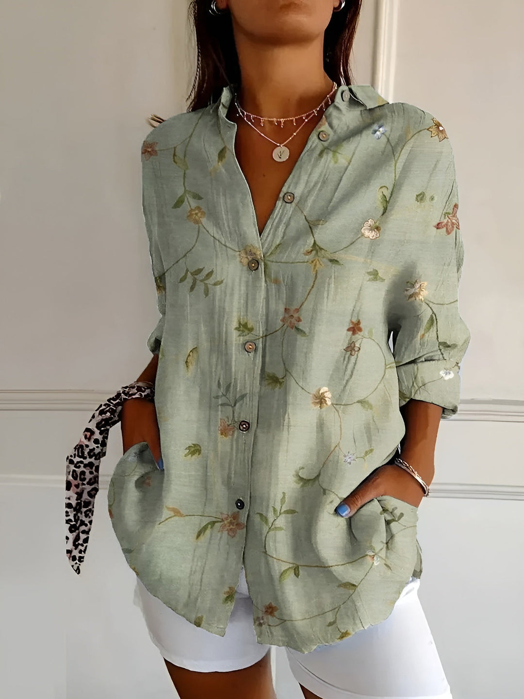 Kaitlyn™ | Chemisier floral fluido