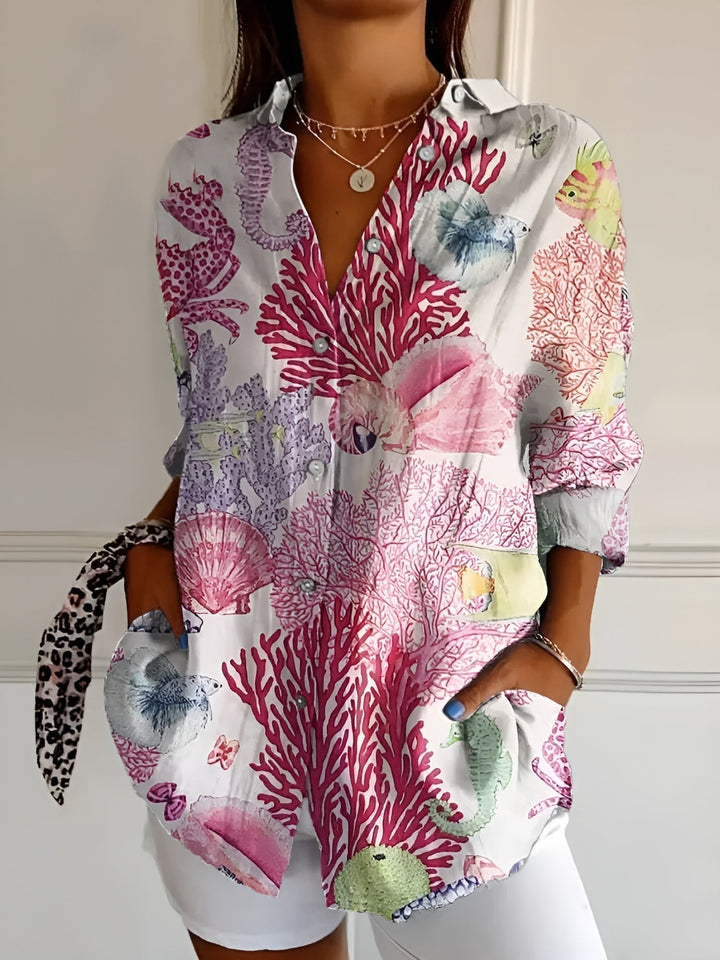 Kaitlyn™ | Chemisier floral fluido